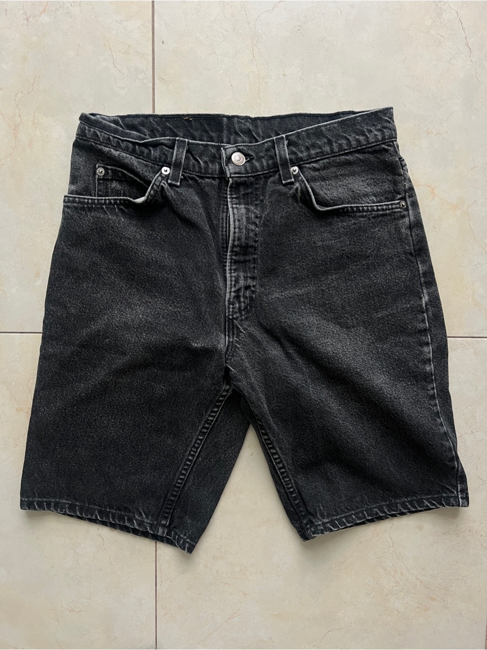 VTG 90s Orange Tab 550 Black Shorts